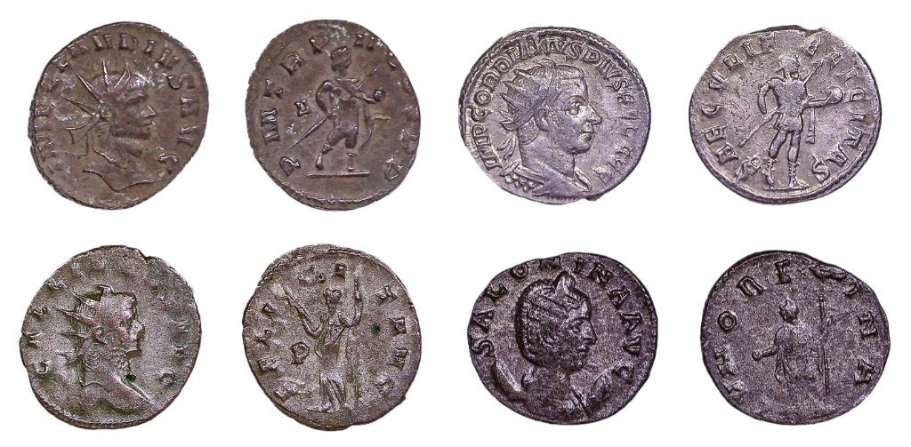 16 originele Romeinse munten – diverse keizers, Verzenden, Italië, Setje