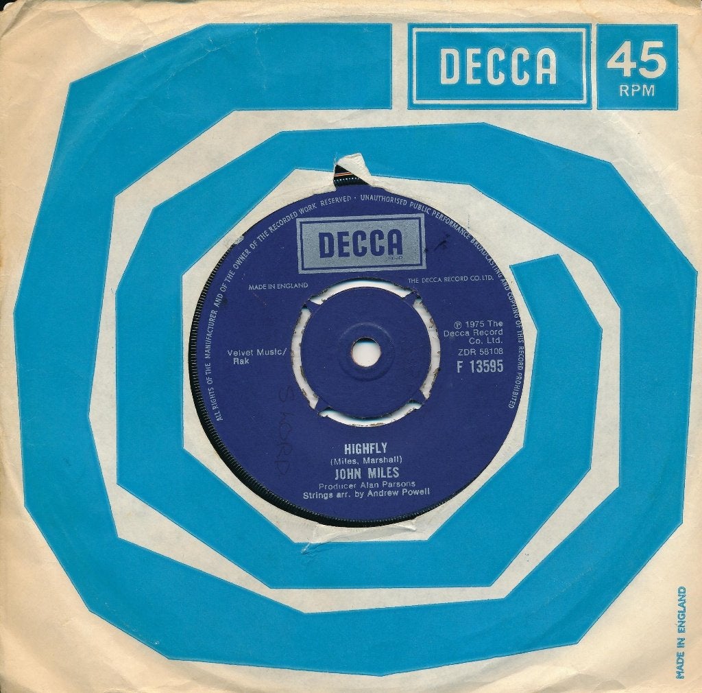 114 John Miles - Highfly (1975), Ophalen of Verzenden, Gebruikt, 7 inch, Pop