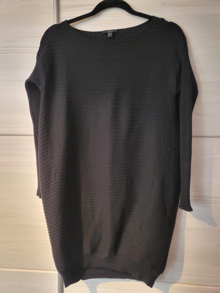 COS Jurk Maat M met Bootnek, Maat 38/40 (M), COS, Zwart, Ophalen of Verzenden