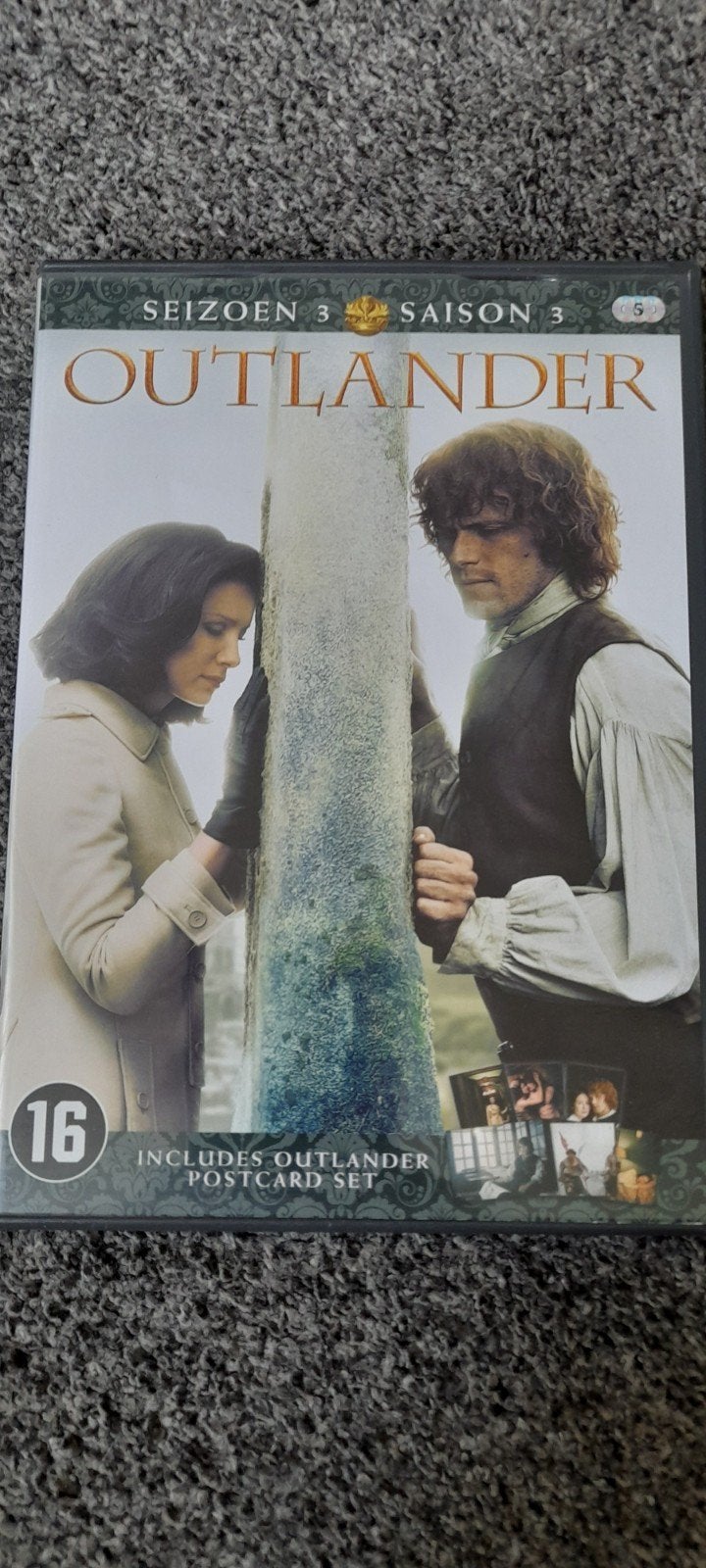 Outlander seizoen 3., Vanaf 12 jaar, Ophalen of Verzenden, Zo goed als nieuw
