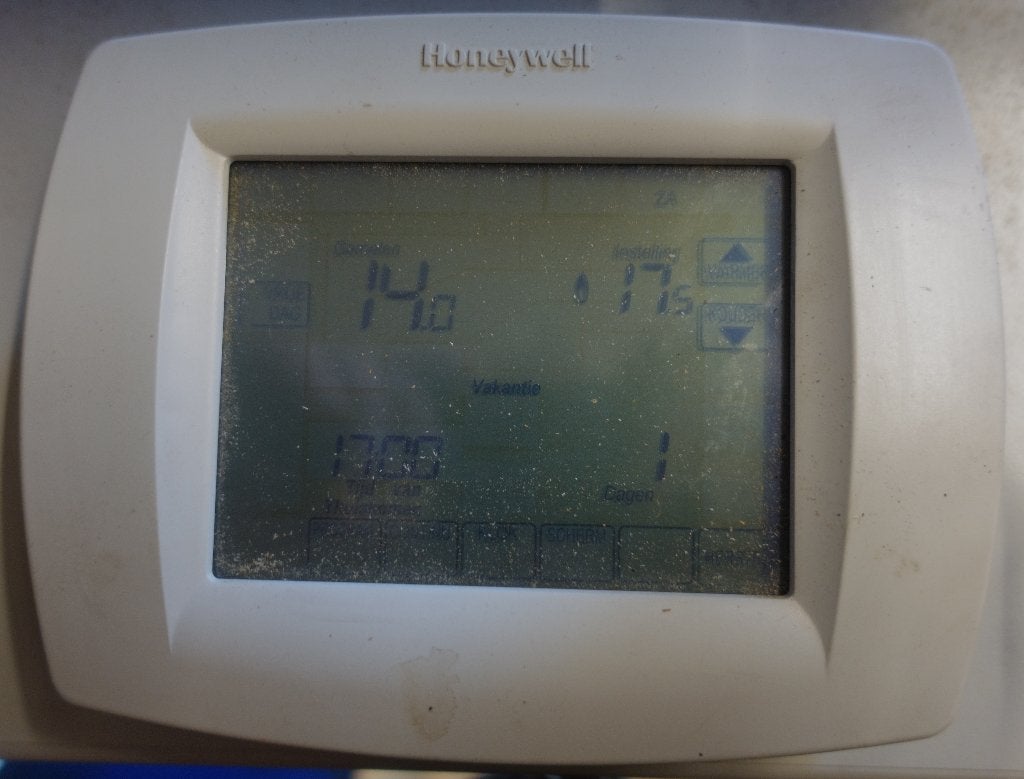 Honeywell Chronotherm touch (met verlichting), Doe-het-zelf en Verbouw, Ophalen of Verzenden, Gebruikt