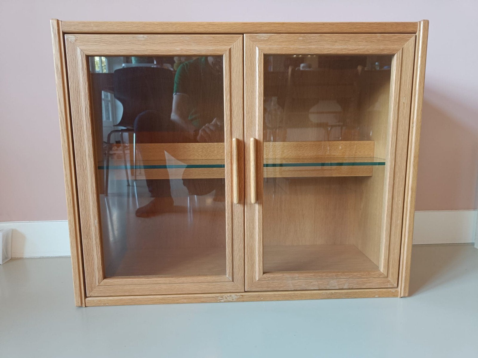 Hulsta vintage wandkastje, Huis en Inrichting, Ophalen, Overige houtsoorten, 50 tot 100 cm, Minder dan 100 cm
