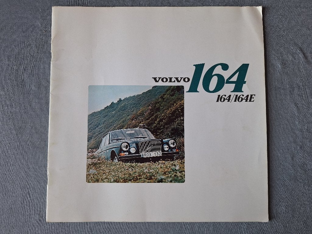 Brochure VOLVO 164/164E - 1972 NL, Verzenden, Gelezen, Volvo