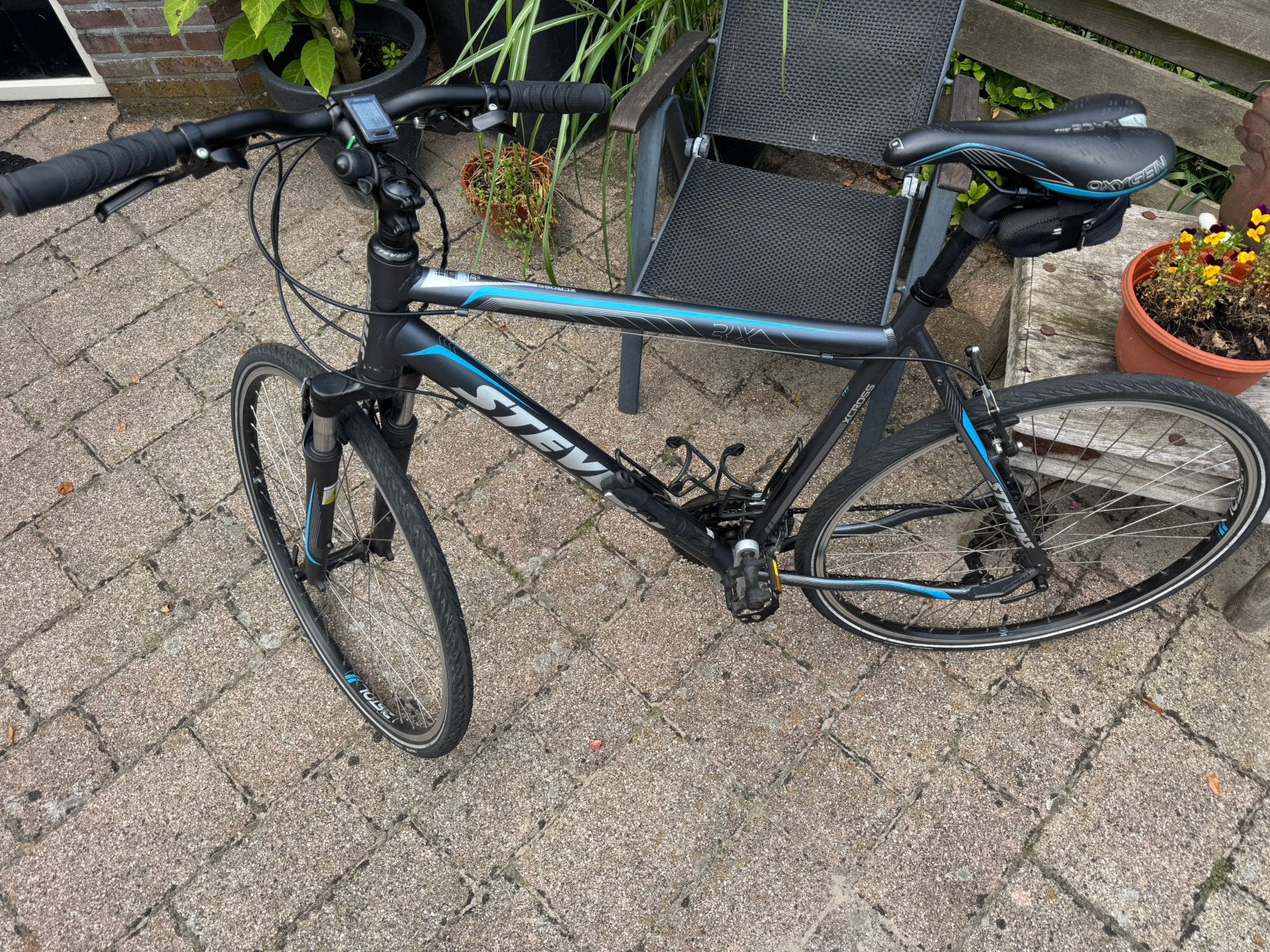 Net en goed onderhouden mountainbiker, 28 inch, Velgrem, Zo goed als nieuw, 15 tot 20 versnellingen