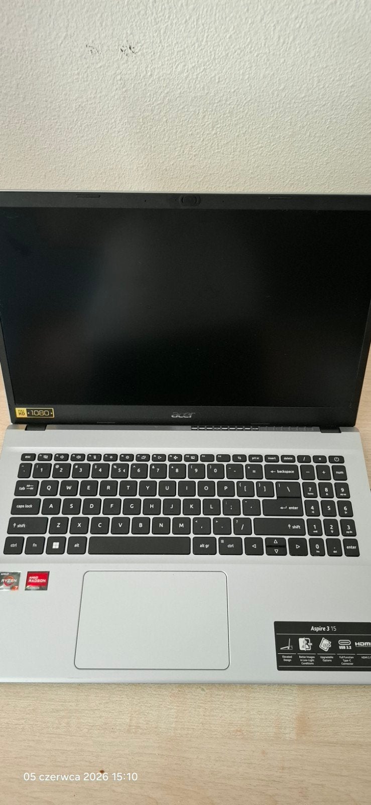 Acer Aspire 3 15, Ophalen, Gebruikt, Minder dan 2 Ghz, 1.38 TB