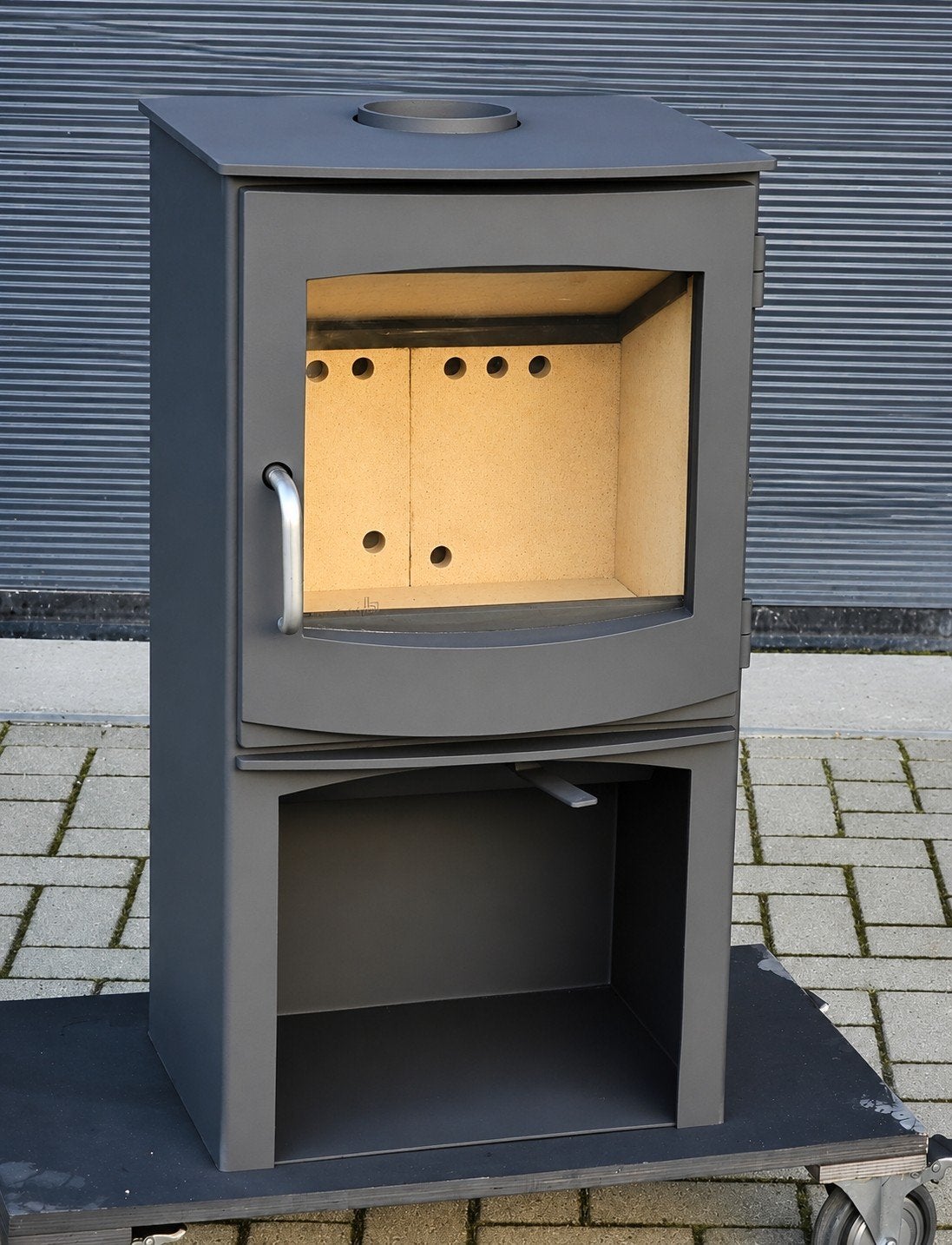 Houtkachel Dik Geurts Ivar 5 store leverbaar voor €1795,-, Ophalen, Vrijstaand, Hout, Nieuw