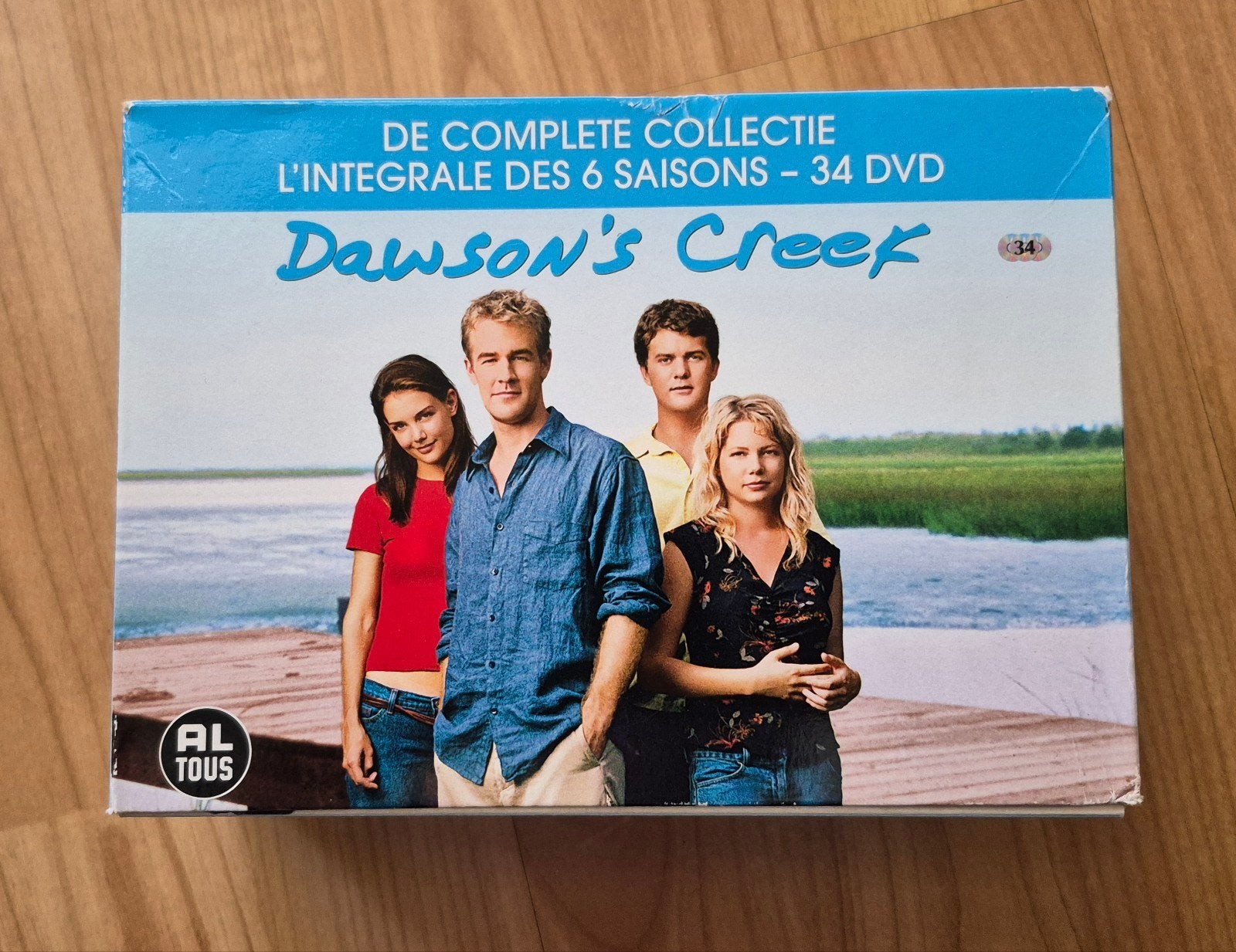 Dawson's Creek - De Complete Serie (34 DVD's) dvd box, Drama, Ophalen of Verzenden, Frans, Vanaf 12 jaar