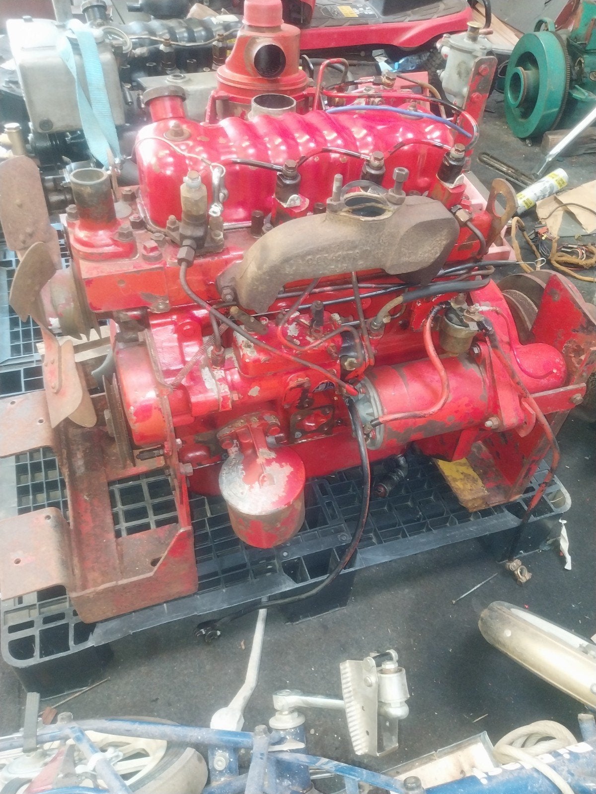 goeddraaiende perkins 4107, Ophalen