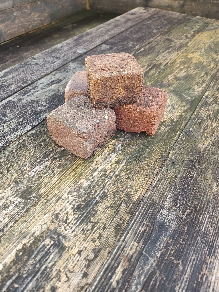 Getrommelde cobblestone-look stenen, Tuin en Terras, Ophalen, Gebruikt, Klinkers, Minder dan 5 m²
