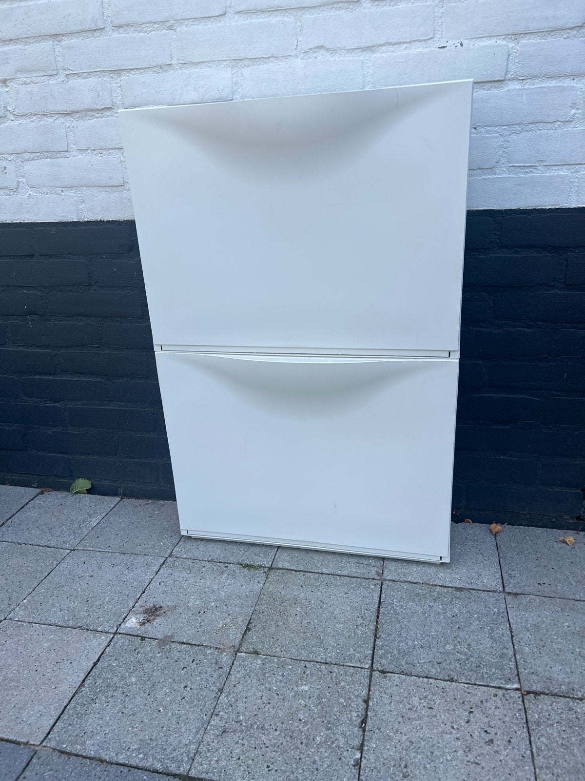 IKEA TRONES schoenenkast/opberger, 2 stuks, wit, Ophalen, Zo goed als nieuw