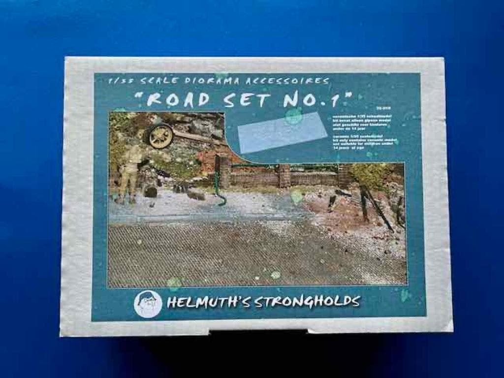 Helmuth's	35019	Roadset 1	1/35	gips, Hobby en Vrije tijd, Modelbouw | Figuren en Diorama's, Ophalen of Verzenden, Nieuw, 1:35 tot 1:50