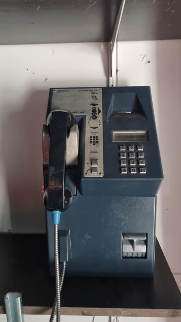 Vintage PTT Telecom COINVOX 22 Munttelefoon, Ophalen of Verzenden