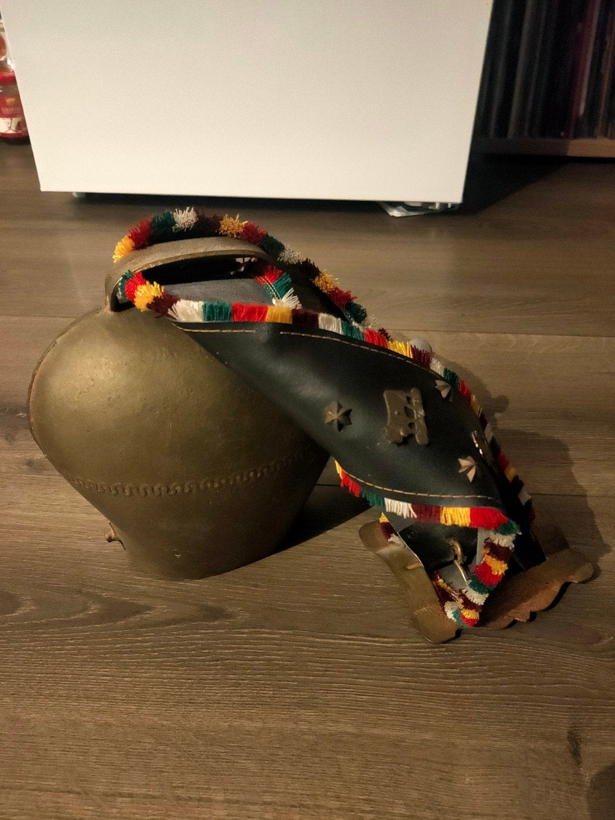 Antieke Grote Zwitserse Koeienbel, Antiek en Kunst, Ophalen of Verzenden