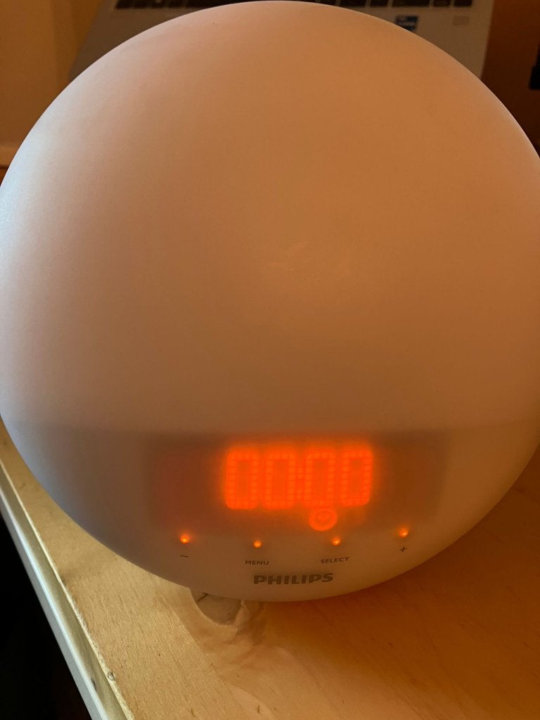 Philips Wake-up light HF3510, Ophalen, Gebruikt, Digitaal