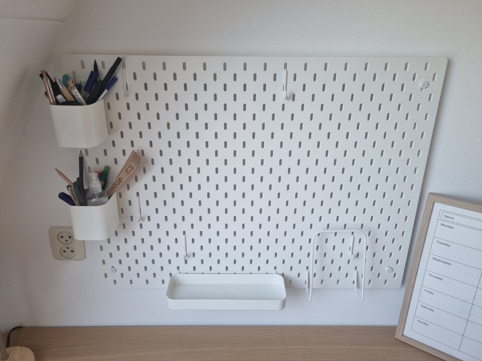 IKEA Skadis pegboard met accessoires, Ophalen of Verzenden