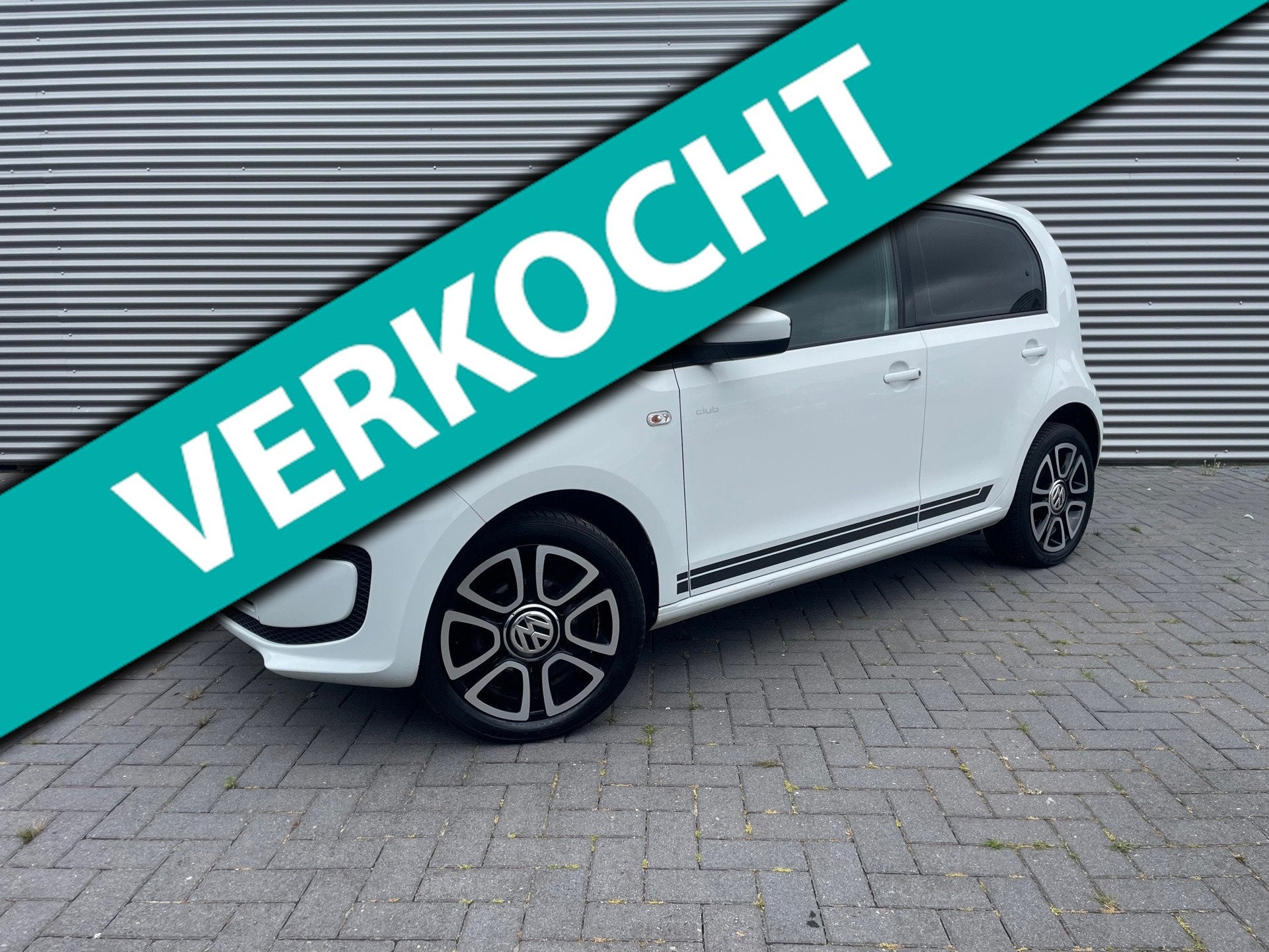 Volkswagen Up! 1.0 club up met navi / cruise / lmv / 75 pk, Voorwielaandrijving, Stof, Gebruikt, 4 stoelen