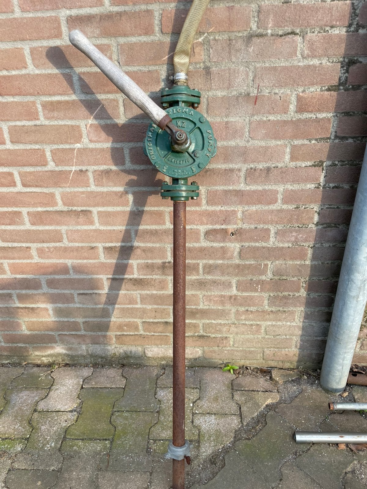 Vleugelpomp /Oliepomp, Ophalen, Gebruikt