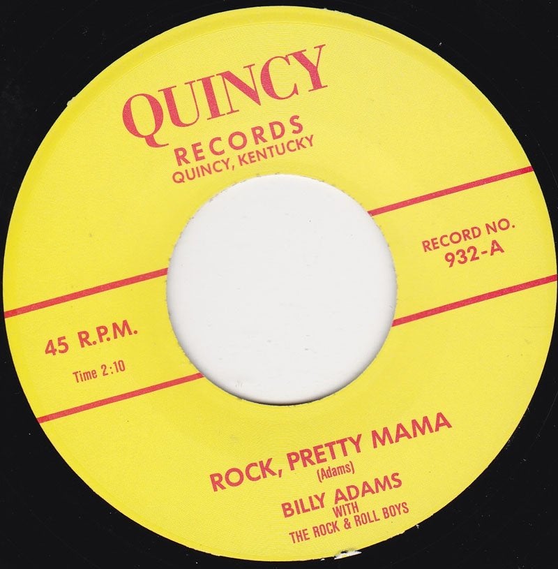 Billy Adams - Rock Pretty Mama 7" ( rockabilly ), Verzenden, Nieuw in verpakking, 7 inch, Pop