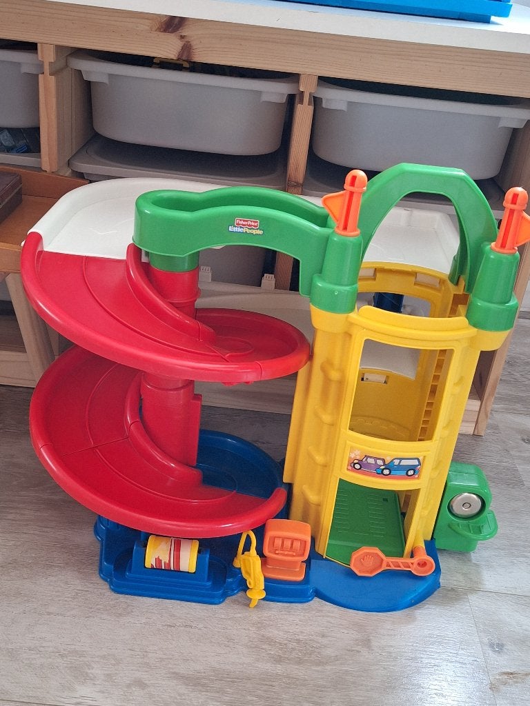 Fisher price garage, Kinderen en Baby's, Speelgoed | Fisher-Price, Ophalen, Gebruikt, Speelset