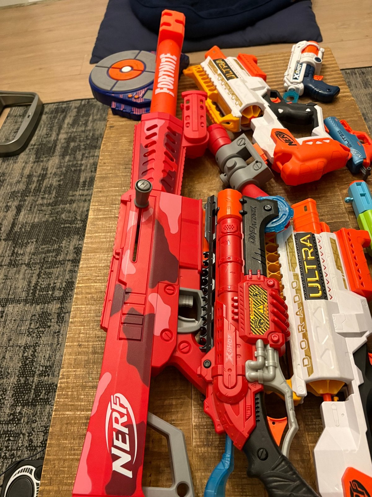 Grote Nerf Blaster Collectie - Fortnite, Ultra, X-Shot, Ophalen, Zo goed als nieuw, Jongen of Meisje