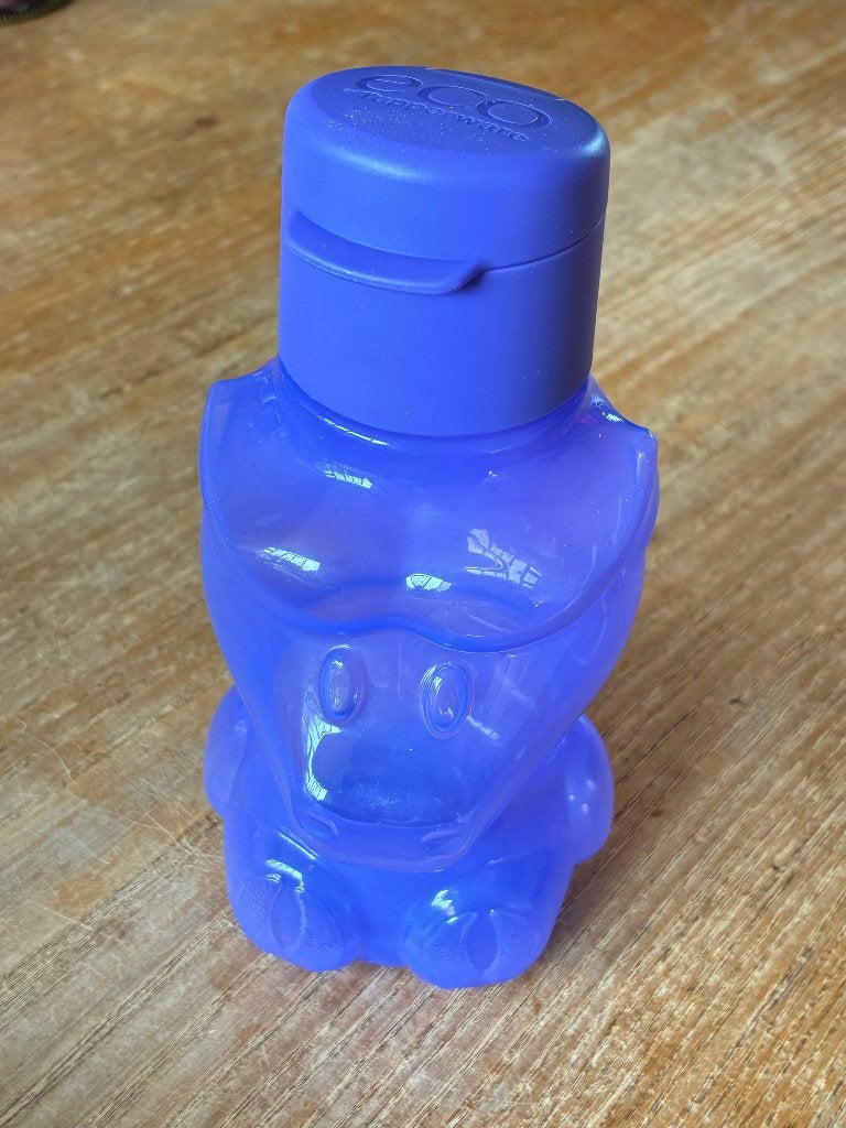 Tupperware Ecofles 425 ml buffel - paars nieuw, Paars, Ophalen of Verzenden, Drinkfles, Nieuw
