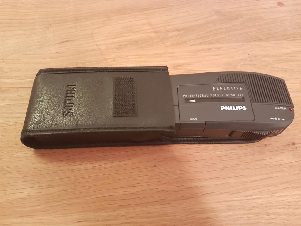 Philips executive Professional Pocket Memo 494, Audio, Tv en Foto, Cassettedecks, Ophalen of Verzenden, Enkel, Philips, Tape counter