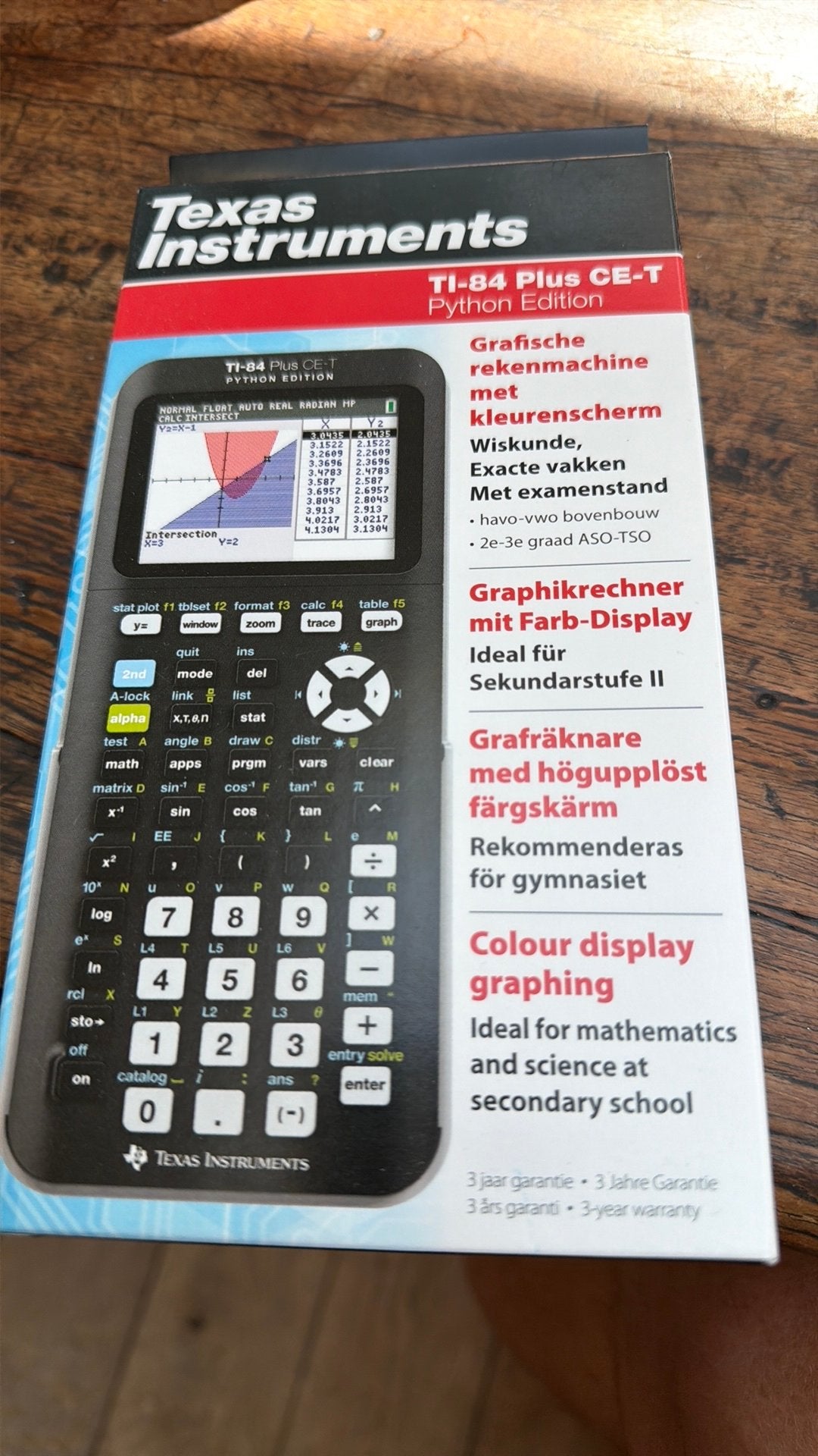 Texas Insteuments TI84-CE-T Python Edition NIEUW, Ophalen, Grafische rekenmachine, Nieuw