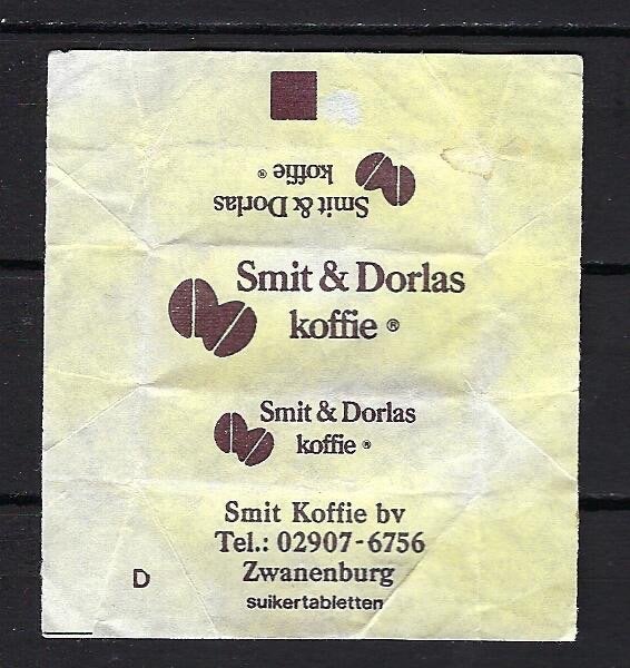 1363 Smit & Dorlas koffie (wikkel), Ophalen of Verzenden, Nederland