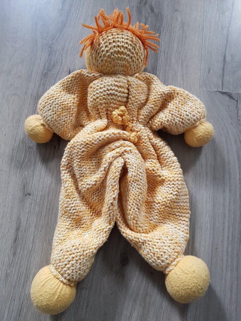 Zelfgemaakte pop / knuffel / knuffelpop, Ophalen of Verzenden, Zo goed als nieuw, Overige typen