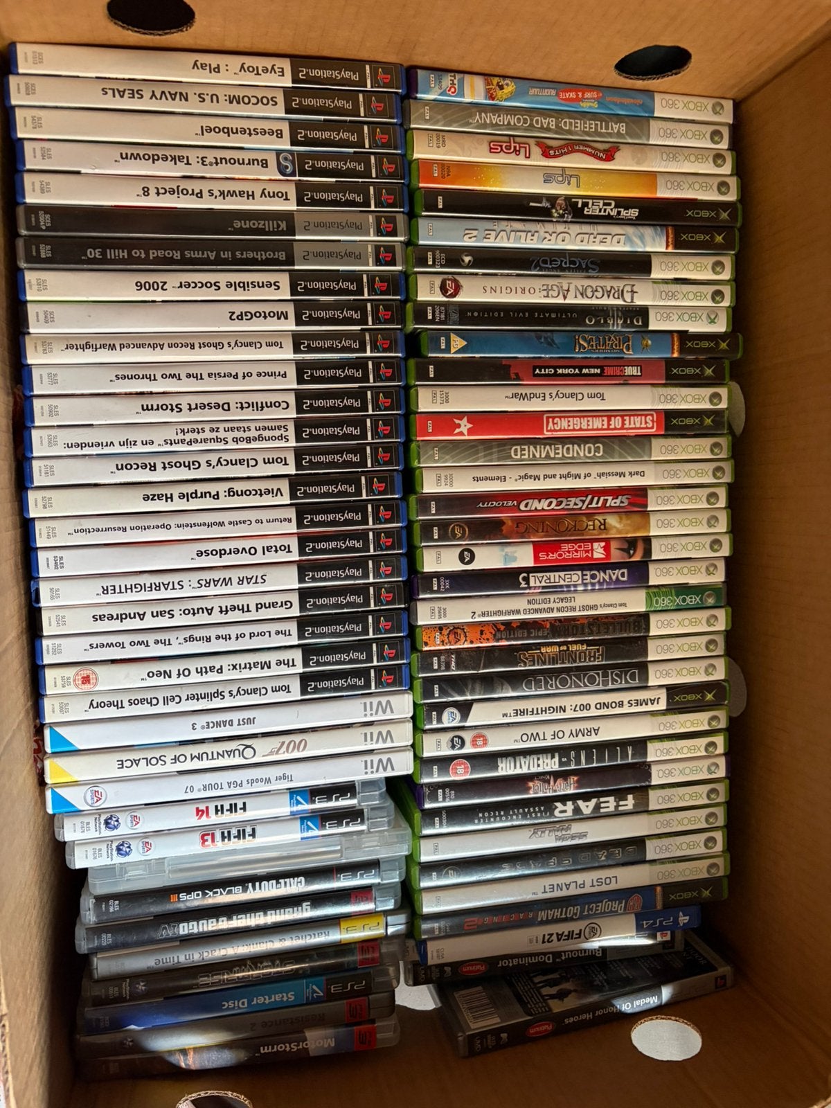 Xbox/ps2/ps3 games verzameling, Spelcomputers en Games, 1 speler, Ophalen of Verzenden, Zo goed als nieuw, Vanaf 3 jaar