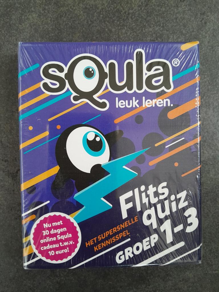 Squla leuk leren ~ Nieuw! Flitsquiz ~ groep 1 tm 3 ~ kennis, Ophalen of Verzenden, Nieuw