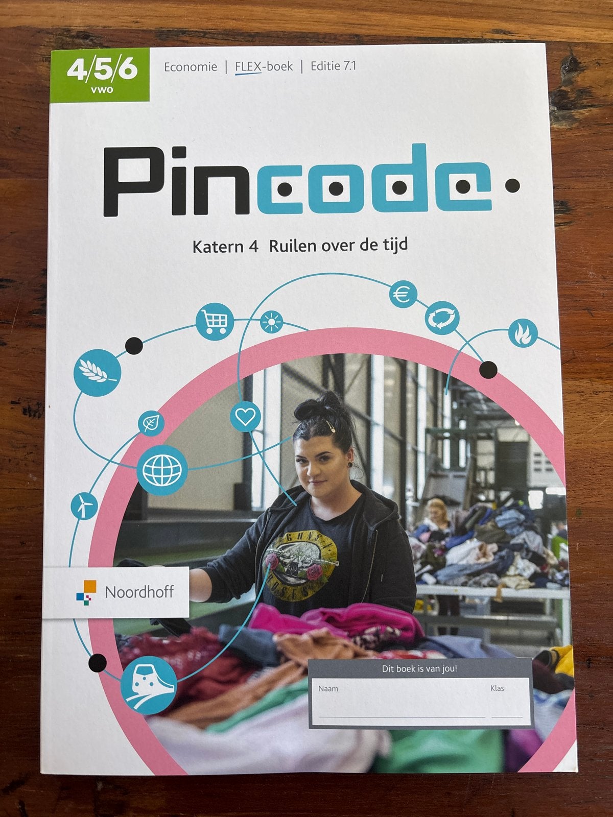 Pincode Economie VWO 4/5/6 Katern 4 - Ruilen over de tijd, Ophalen of Verzenden, Gamma, Zo goed als nieuw, Overige niveaus