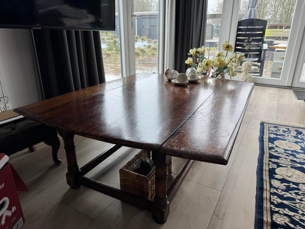 Salon tafel inklapbare, Ophalen of Verzenden, Salontafel, Salontafel, Salontafel
