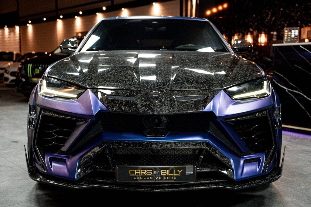 Lamborghini Urus MANSORY|FORGEDCARBON|WIDEBODY|FULLOPTION, Automaat, Urus, Gebruikt, Zwart