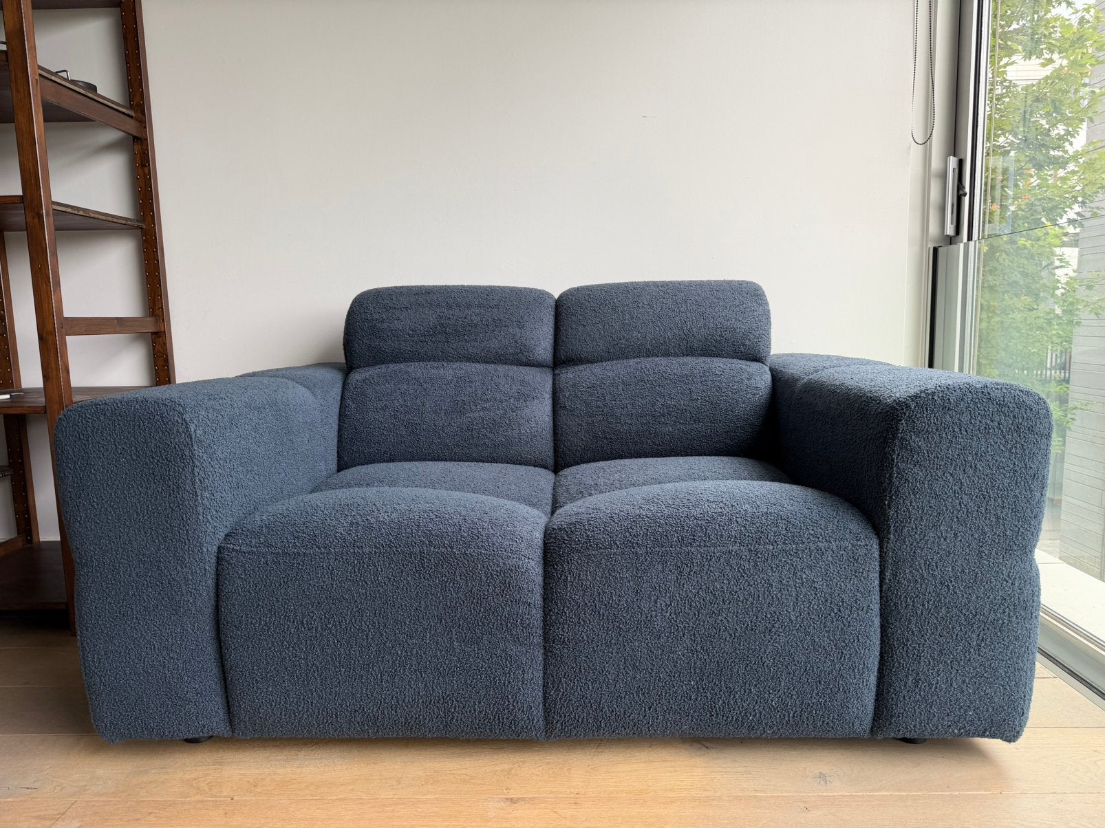 Blauwe 2 zitsbank Roche Bobois stijl izgst, Huis en Inrichting, Banken | Bankstellen, Ophalen, Bubble Couch, 150 tot 200 cm, Tweepersoons