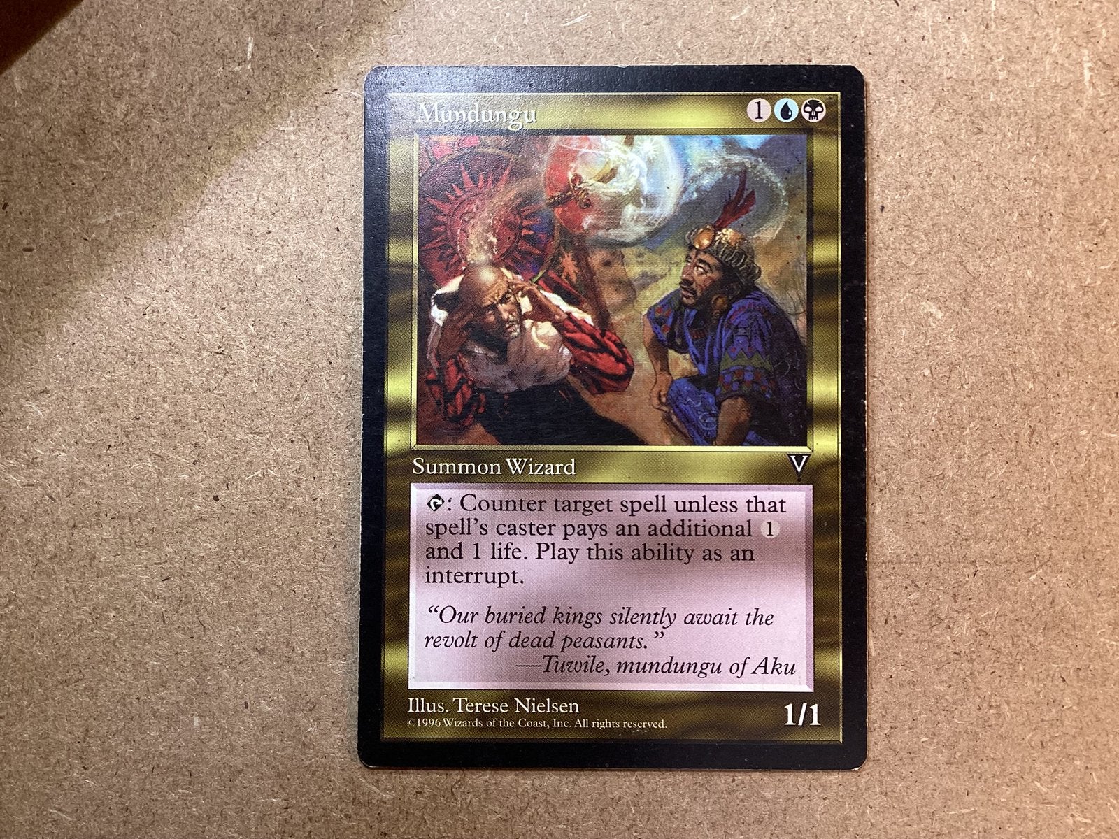 1x Mundungu (Light Played), Ophalen of Verzenden, Gebruikt, Losse kaart