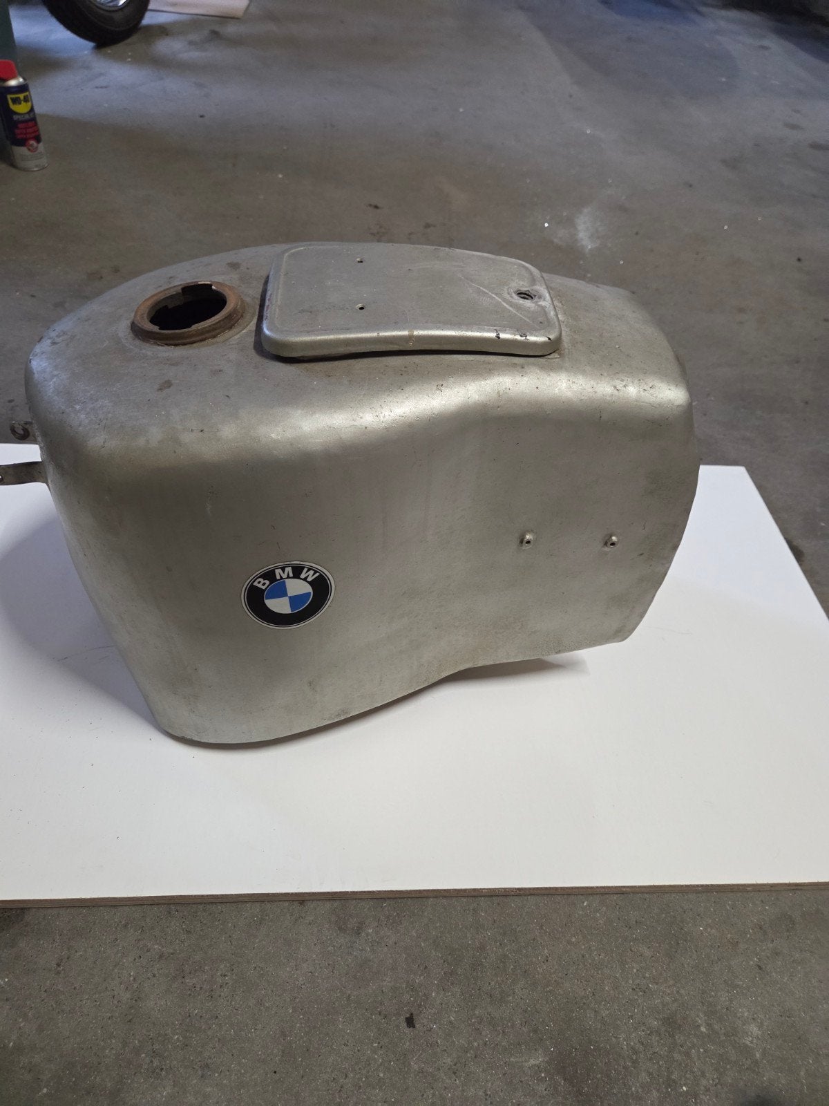 Stalen benzinetank BMW plunjer/swingarm zijspan, Ophalen of Verzenden, Gebruikt