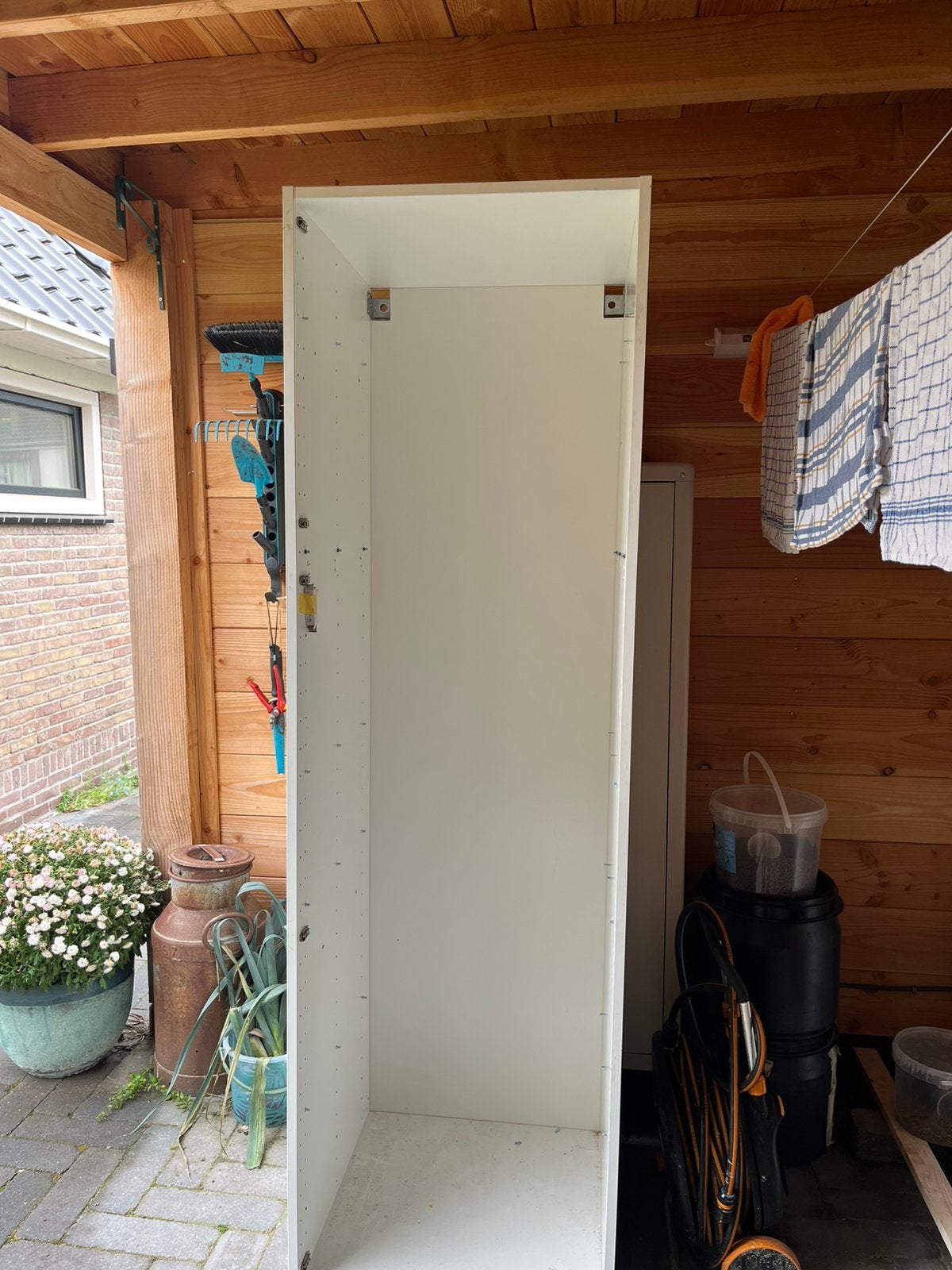 Metod Ikea hoge kast, Ophalen, Gebruikt, 200 cm of meer, Wit