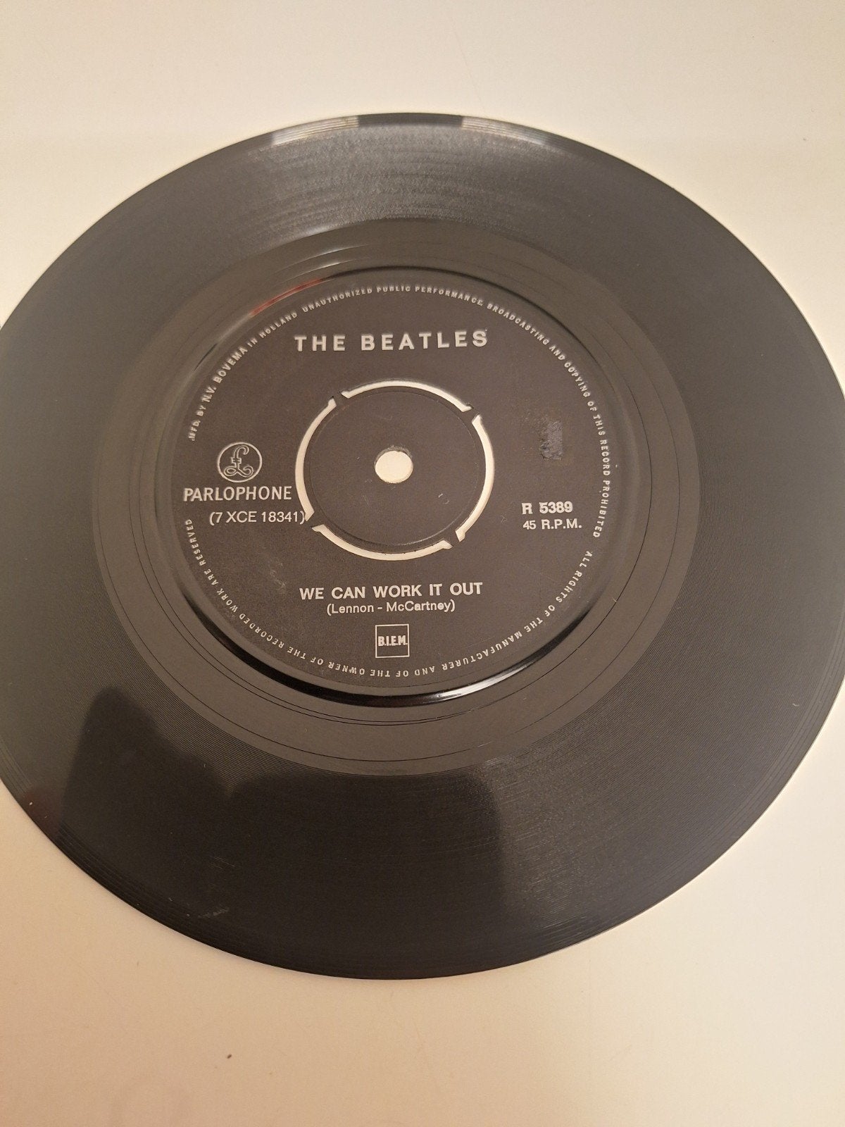 The Beatles - We can work it out, 1965., Cd's en Dvd's, Vinyl | Rock, Verzenden, 7 inch, Poprock