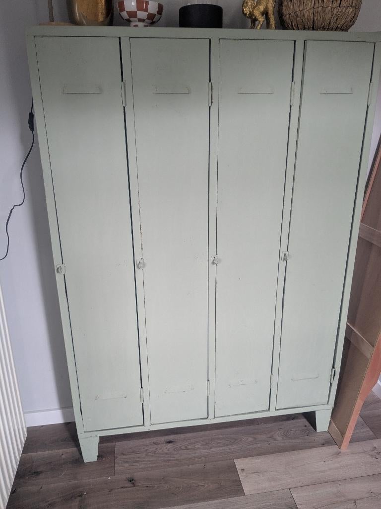 Locker kast, Ophalen, Gebruikt, Oud, Metaal