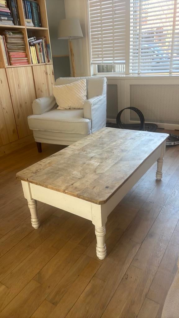 Salontafel 110 x 60, Huis en Inrichting, Tafels | Salontafels, Ophalen, Gebruikt, 100 tot 150 cm, Teakhout