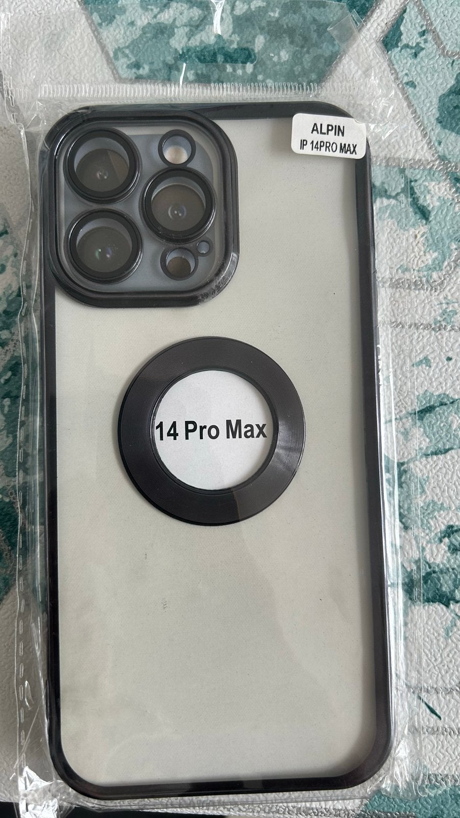 Foto 4 van Transparant iPhone 14 Pro Max hoesje met camera bescherming