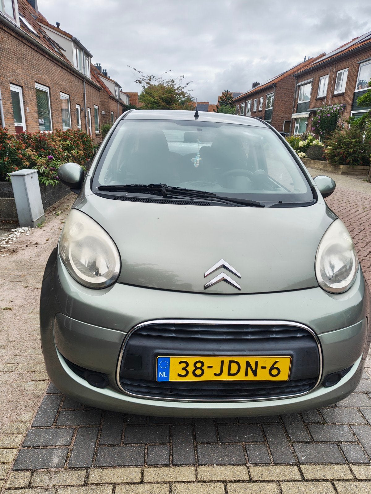 Citroën C1 1.0 5-DRS Sensodrive 2009 Groen Automaat Airco, Zwart, Airbags, 4 stoelen, C1