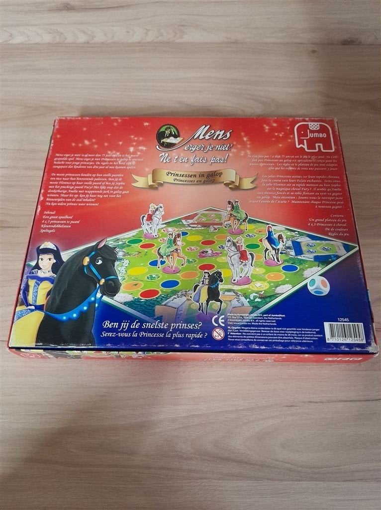 mens erger je niet - prinsessen in galop - s4560, Verzenden, Zo goed als nieuw