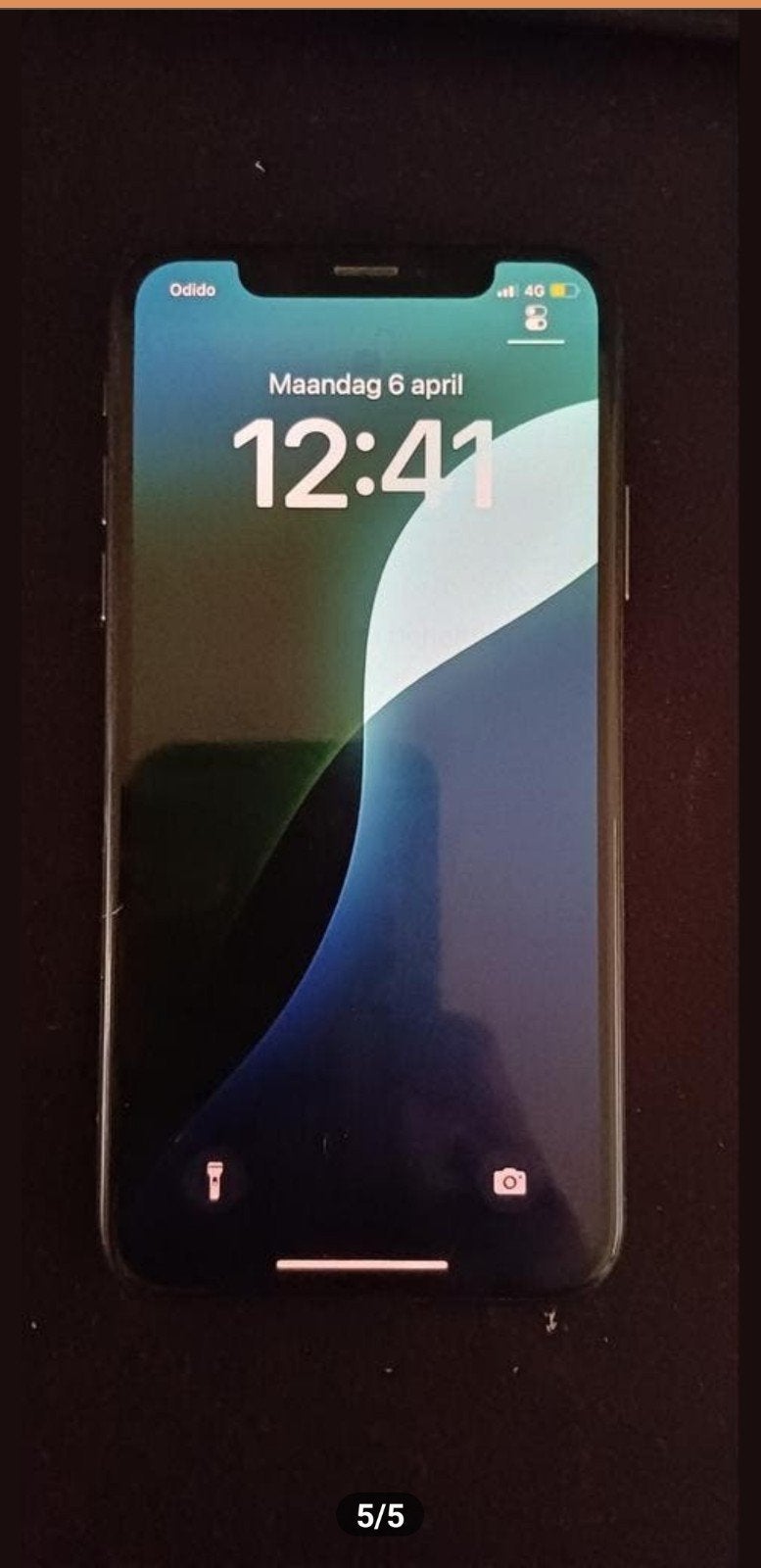 iPhone XS space gray met accessoires, Telecommunicatie, Ophalen, 89 %, Zwart, IPhone XS