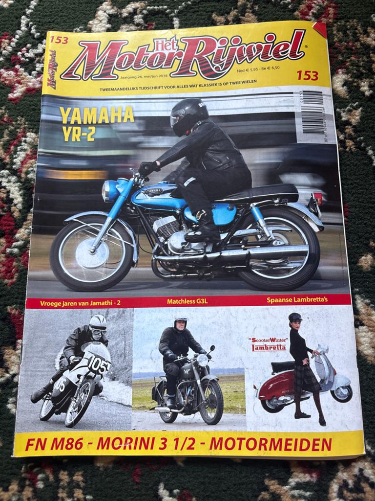 Het MotorRijwiel Magazine - Yamaha YR-2, Jamathi, Lambretta, Ophalen of Verzenden, Gelezen, Algemeen