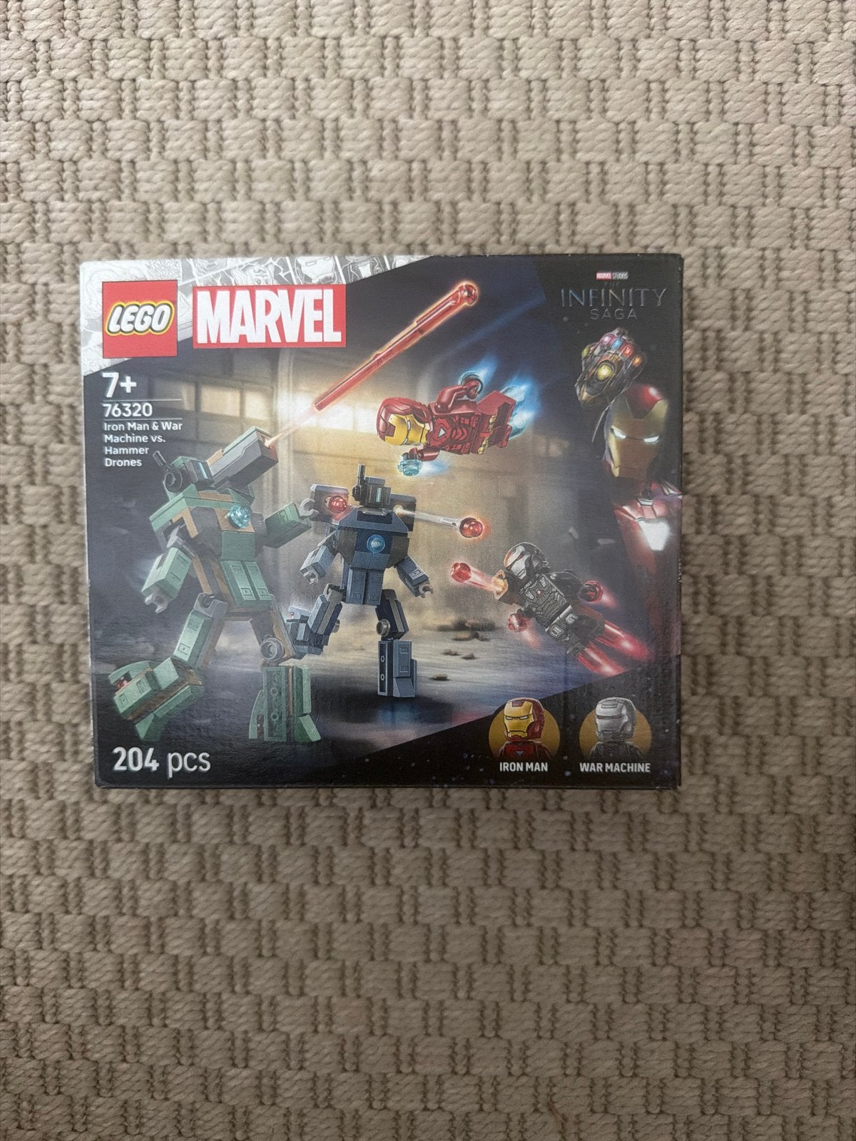 LEGO Marvel 76320 Iron Man & War Machine vs. Hydra Drones, Kinderen en Baby's, Marvel, Lego, Nieuw, Ophalen of Verzenden