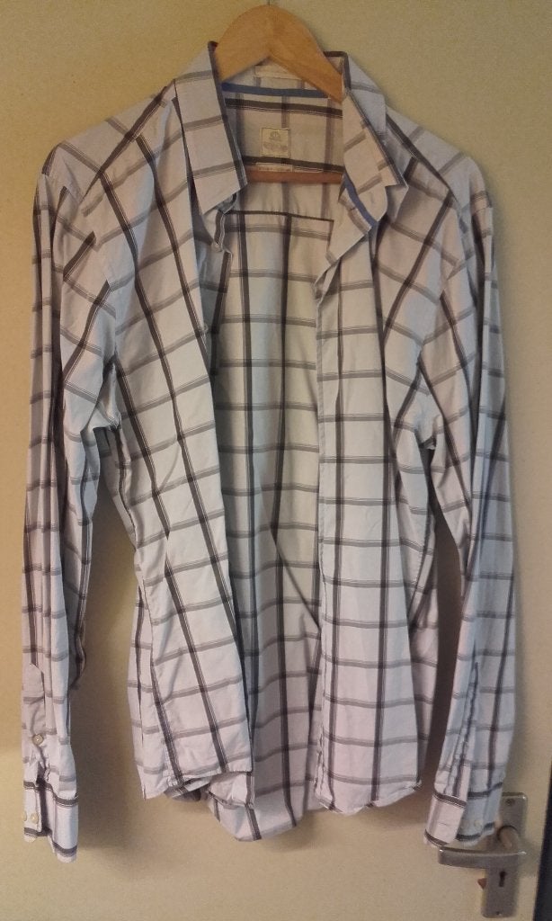 sutherland xxl, Kleding | Heren, Ophalen of Verzenden, Zo goed als nieuw, Blauw, Overige halswijdtes