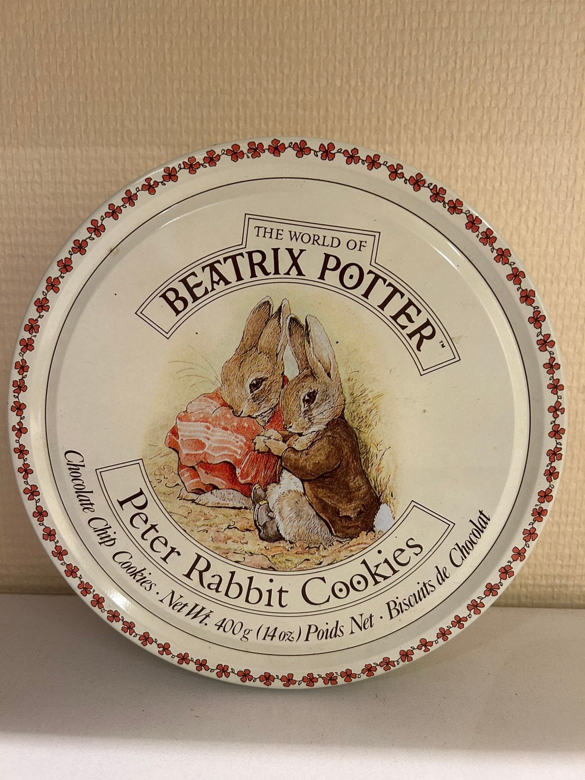 Koekblik Beatrix Potter 1996 Peter Rabbit, Ophalen of Verzenden, Zo goed als nieuw, Koek(jes)
