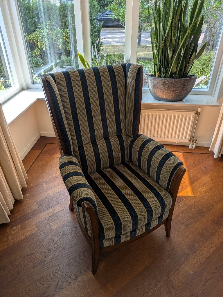 Fauteuil, Huis en Inrichting, Fauteuils, Ophalen, Zo goed als nieuw, Stof, 50 tot 75 cm